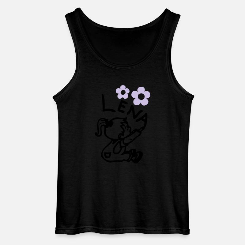 naam lena © - Gildan Männer Tank Top - Schwarz