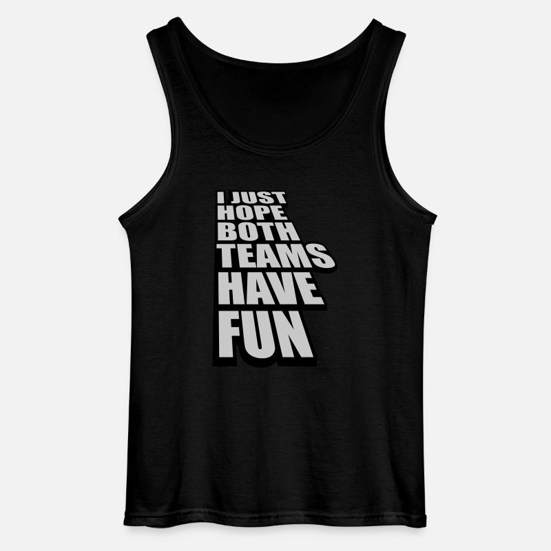 Both Teams Have Fun - Gildan Männer Tank Top - Schwarz