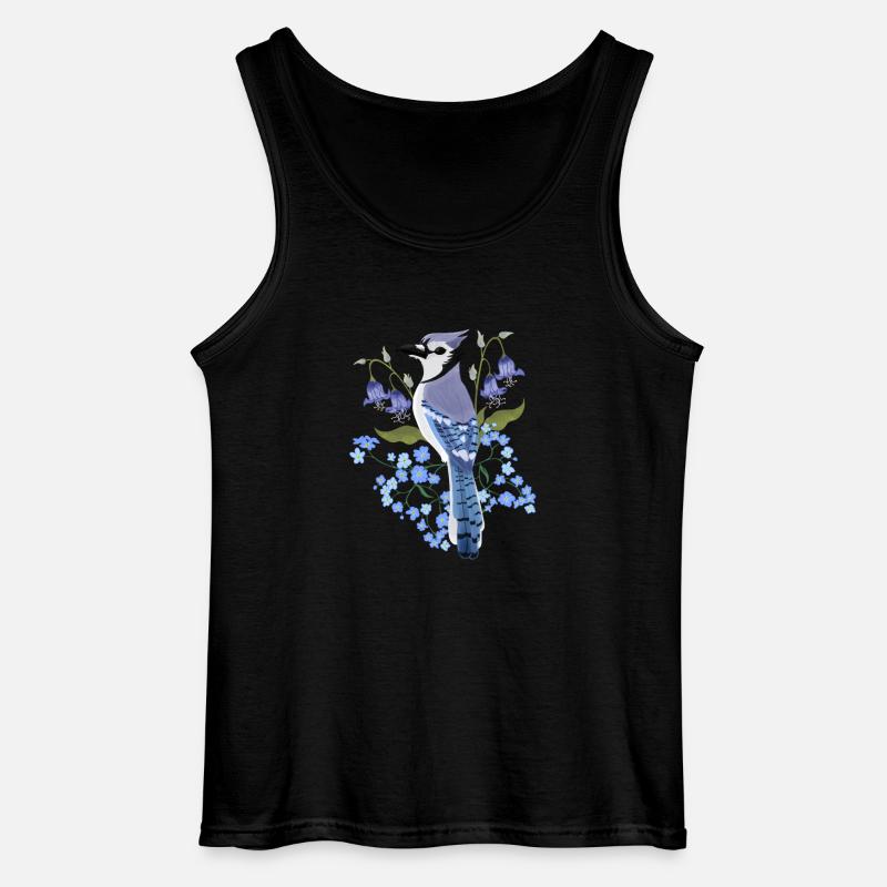 Bluejay - Gildan Männer Tank Top - Schwarz