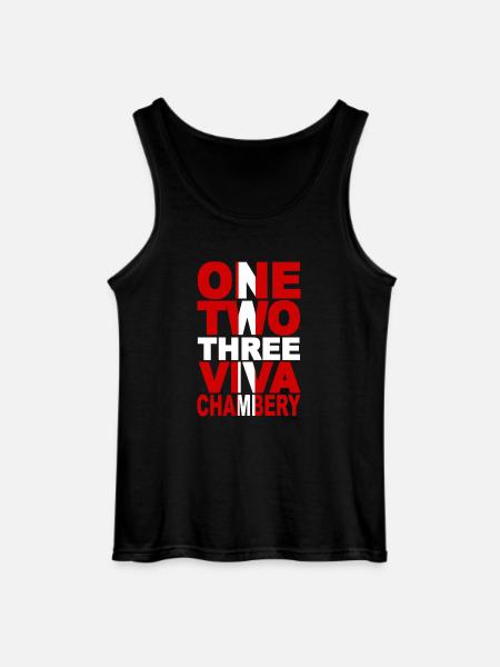 ONE TWO THREE VIVA CHAMBERY ! - Débardeur Gildan Homme - noir