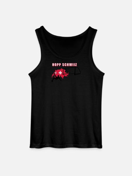 Hopp Schwiiz - Gildan Männer Tank Top - Schwarz