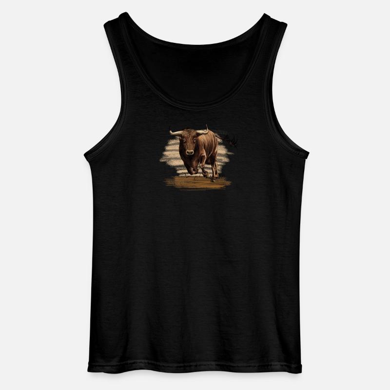Bull - Gildan Men’s Tank Top - black