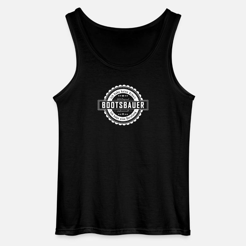BOOTSBAUER - Gildan Männer Tank Top - Schwarz