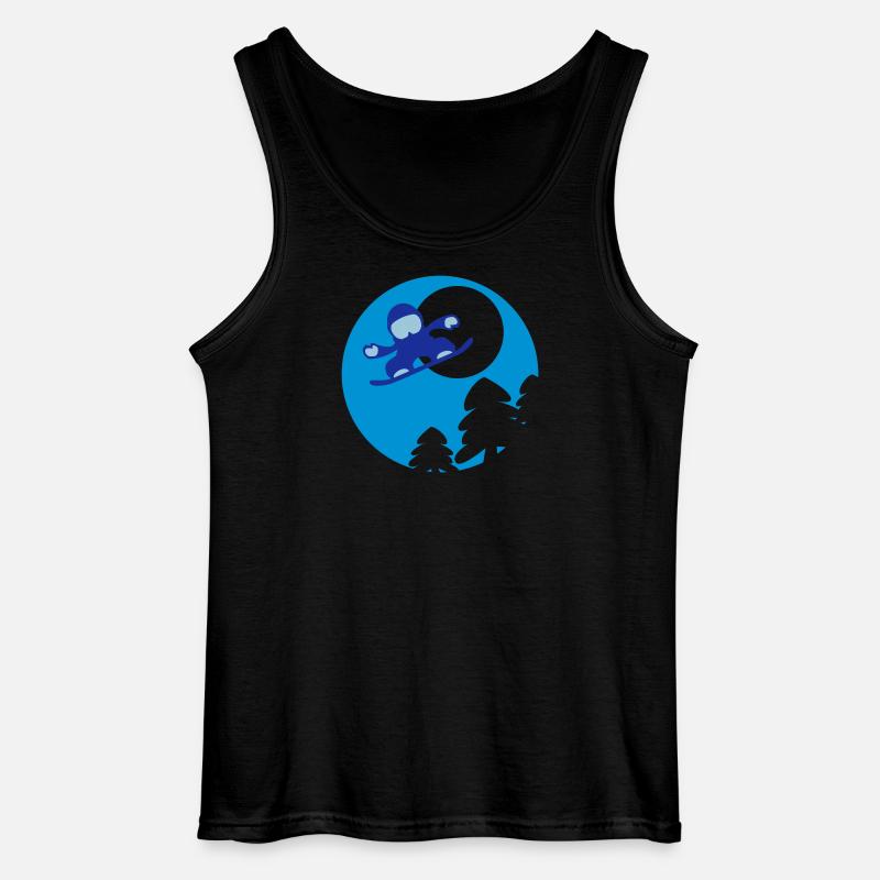 snowboader2 - Gildan Männer Tank Top - Schwarz