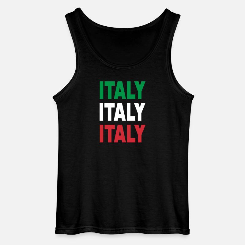 Italien / Geschenk / Geschenkidee - Gildan Männer Tank Top - Schwarz