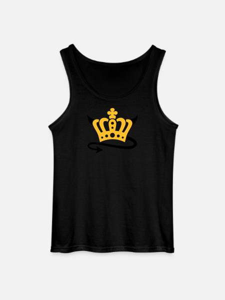 Teufel Krone - Gildan Männer Tank Top - Schwarz