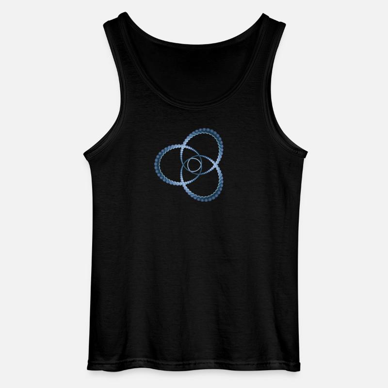 Atom - Cellular five - Gildan Männer Tank Top - Schwarz