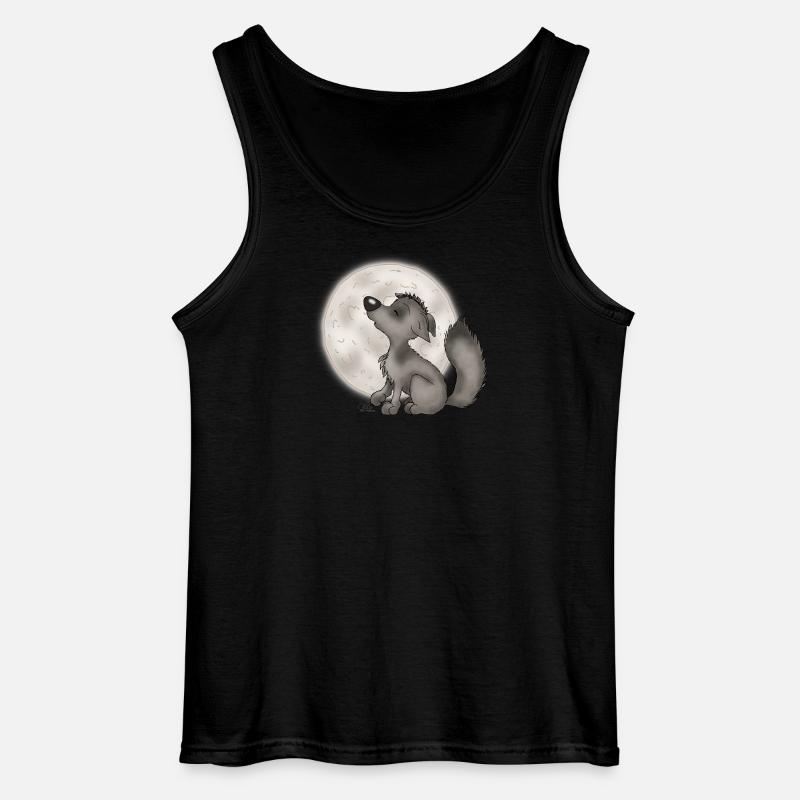 Wölfchen - Gildan Männer Tank Top - Schwarz
