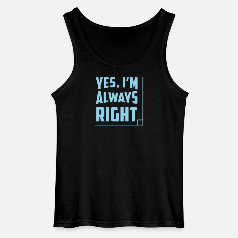 funny math teacher - Gildan Männer Tank Top - Schwarz
