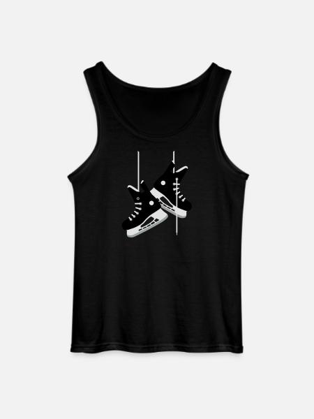 Eishockey-Schlittschuhe - Gildan Männer Tank Top - Schwarz