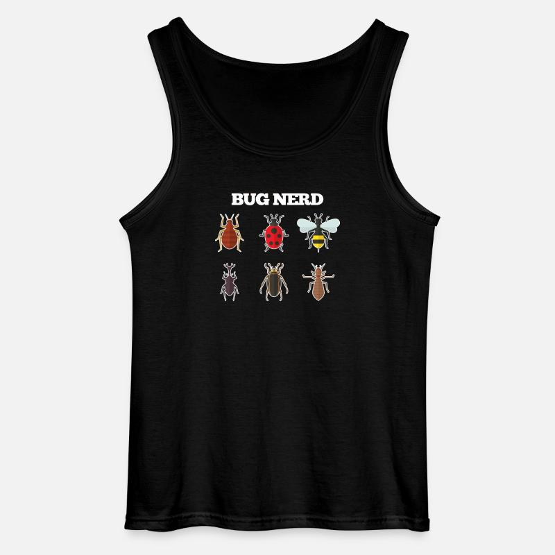 Bug Nerd - Gildan Männer Tank Top - Schwarz