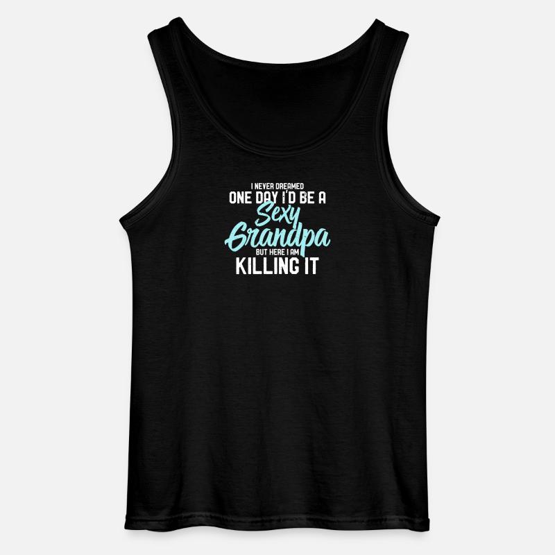 Großvater Opa - Gildan Männer Tank Top - Schwarz