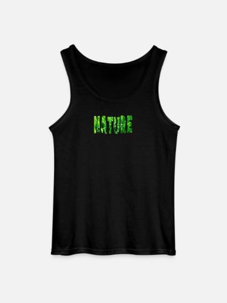 nature - Gildan Men’s Tank Top - black