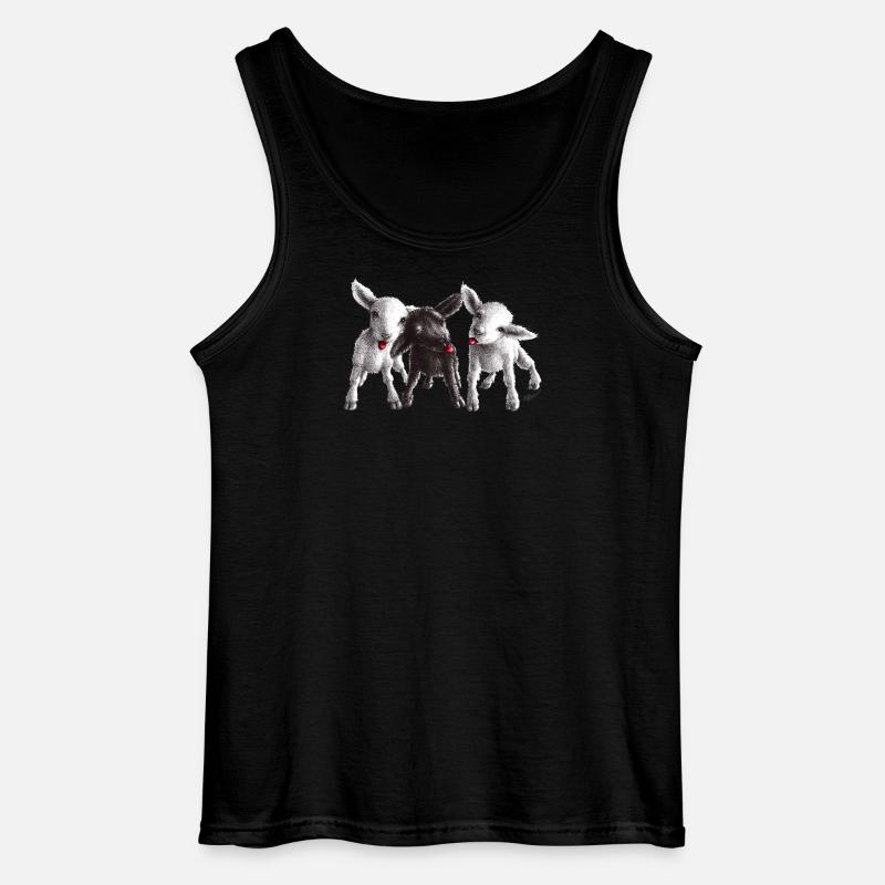 freche schafe - Gildan Männer Tank Top - Schwarz