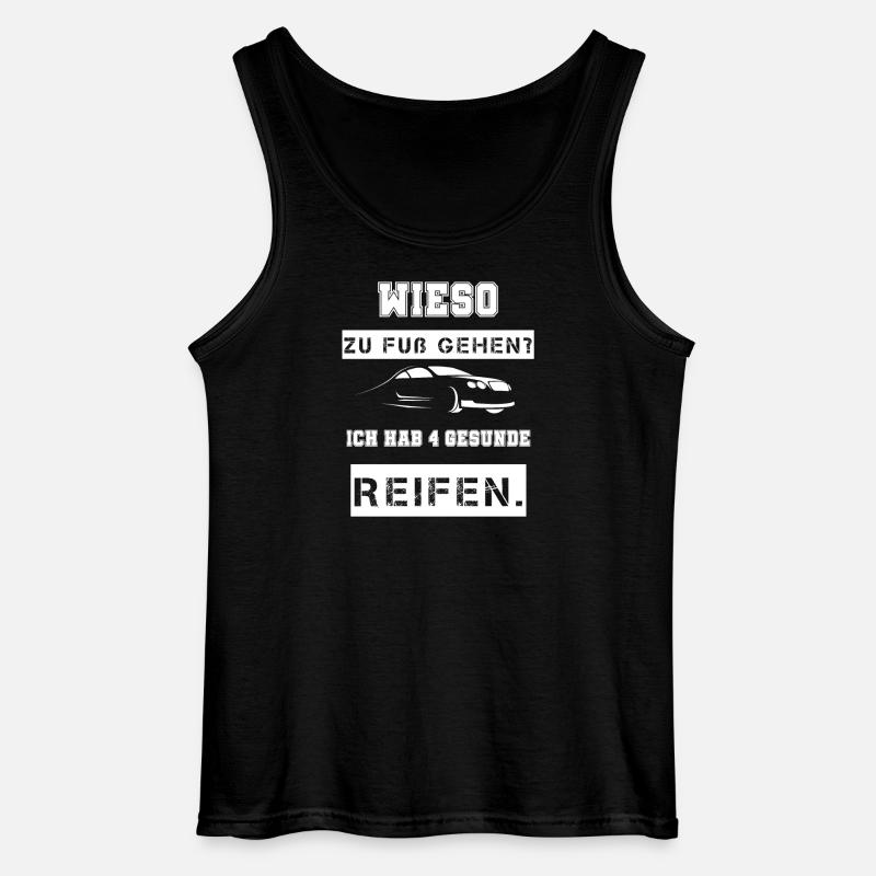 Auto Spruch cool - Gildan Männer Tank Top - Schwarz