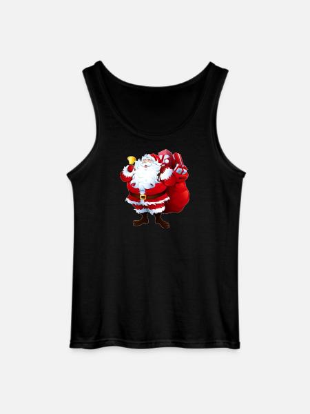 Santa's gift - Gildan Men’s Tank Top - black