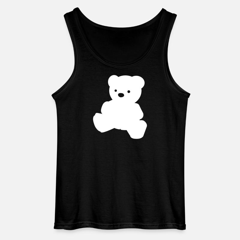 Ein einfacher Teddybär - Gildan Männer Tank Top - Schwarz