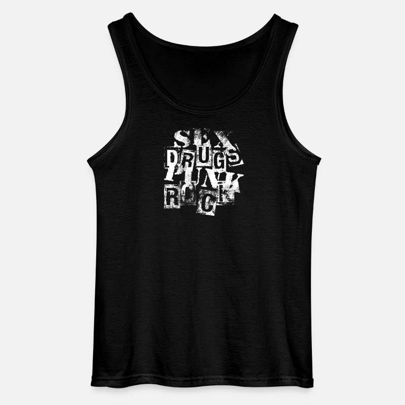Punk Rock - Gildan Männer Tank Top - Schwarz
