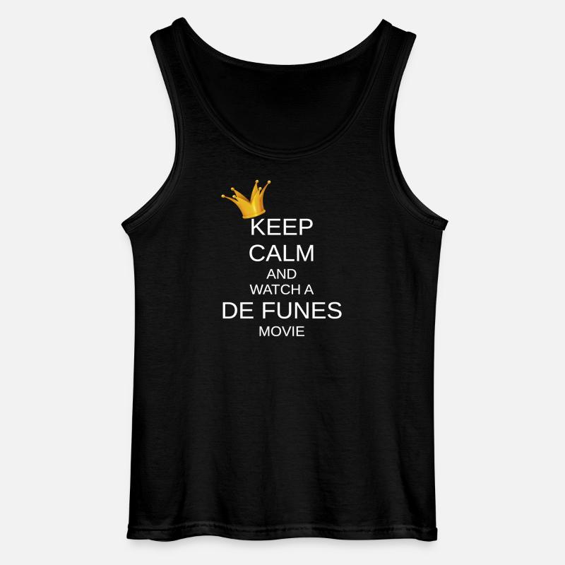 BEHALTEN SIE RUHE - Gildan Männer Tank Top - Schwarz