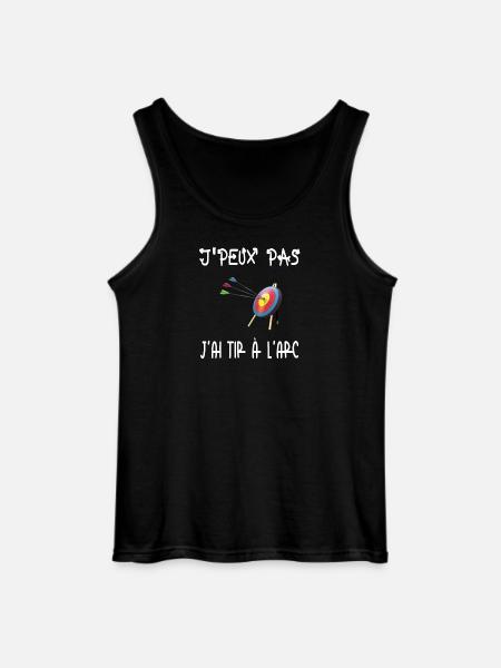 I can't I have archery - Gildan Men’s Tank Top - black