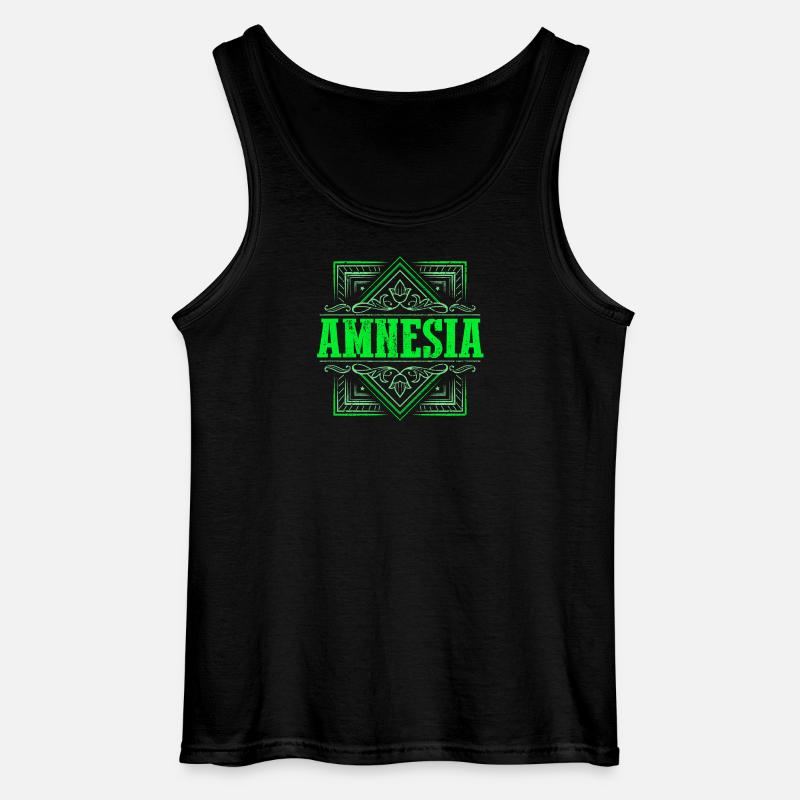 Amnesia Weed THC Kush CBD - Gildan Männer Tank Top - Schwarz
