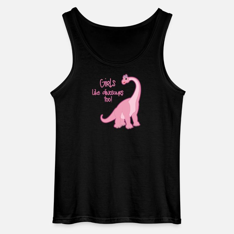 Dinosaurier - Gildan Männer Tank Top - Schwarz
