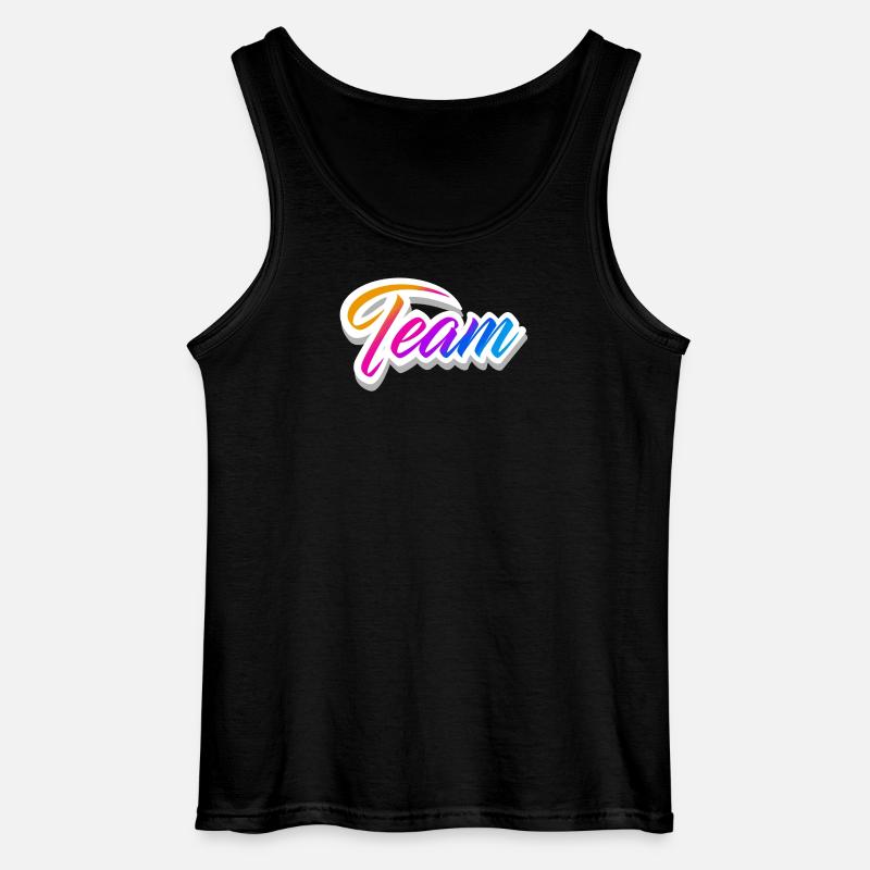 Team - Gildan Männer Tank Top - Schwarz