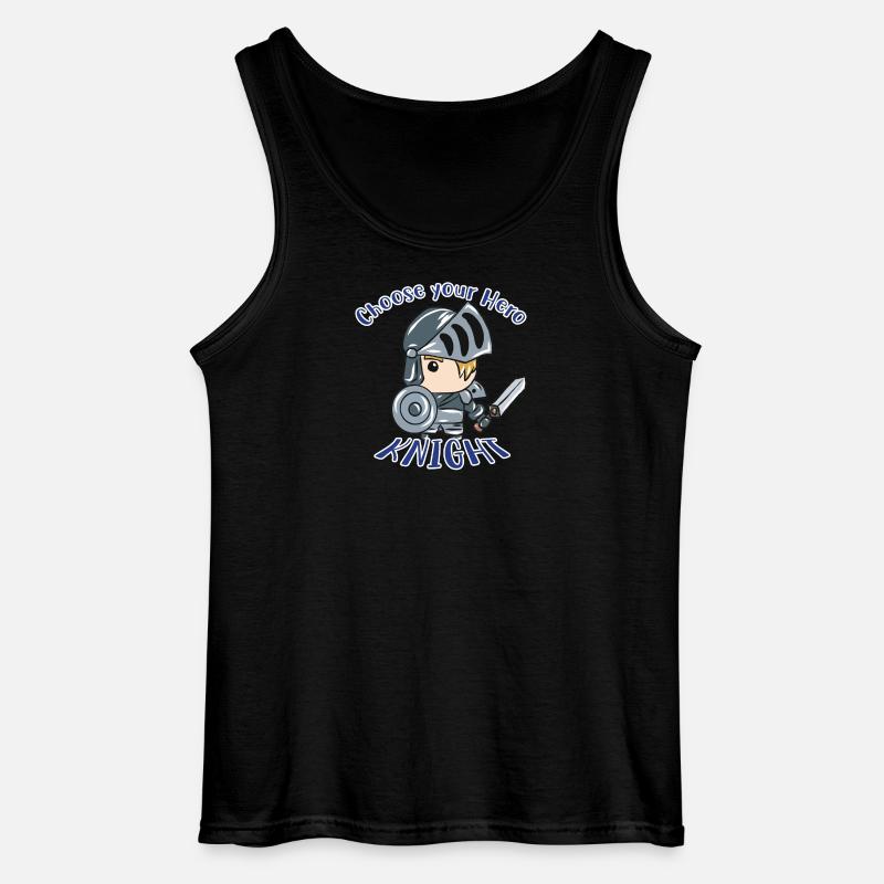 Ritter - Gildan Männer Tank Top - Schwarz