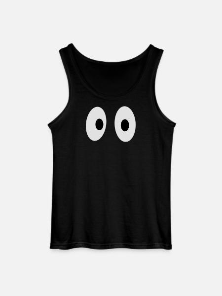 Lustige Augen - Gildan Männer Tank Top - Schwarz