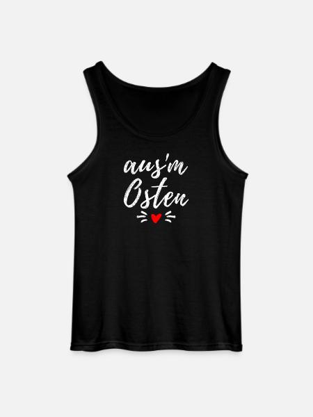 Osten - Ossi - Ost Deutschland - Mauerfall - Gildan Männer Tank Top - Schwarz