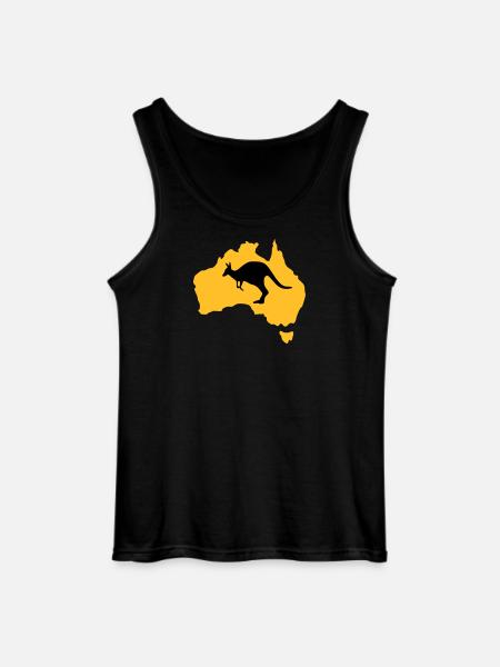 Australien - Gildan Männer Tank Top - Schwarz