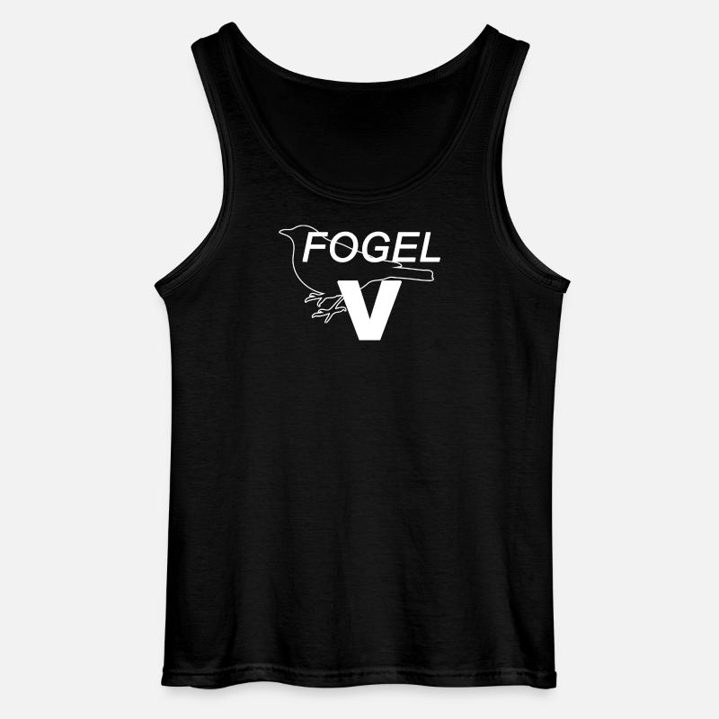 Fogel V - Gildan Männer Tank Top - Schwarz
