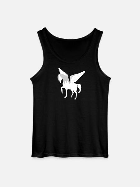 Pegasus bevinget hest græsk mytologi - Gildan tanktop til mænd - sort