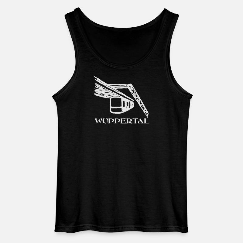 Schwebebahn - Gildan Männer Tank Top - Schwarz