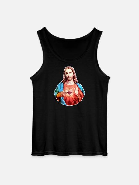 Jesus Kristus | Jesus Kristus | Jul jul - Gildan tanktop til mænd - sort