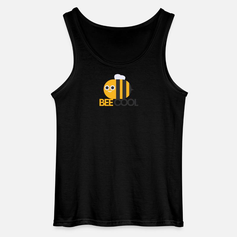 Bee Cool Chef Bee - Gildan Männer Tank Top - Schwarz