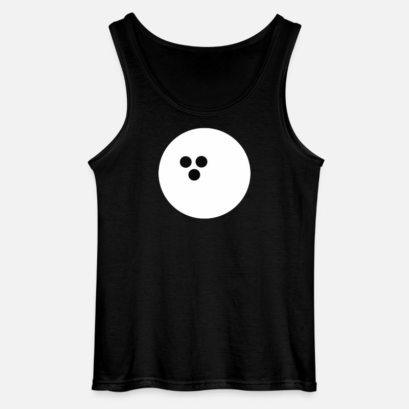 Bowlingkugel, Bowling - Gildan Männer Tank Top - Schwarz