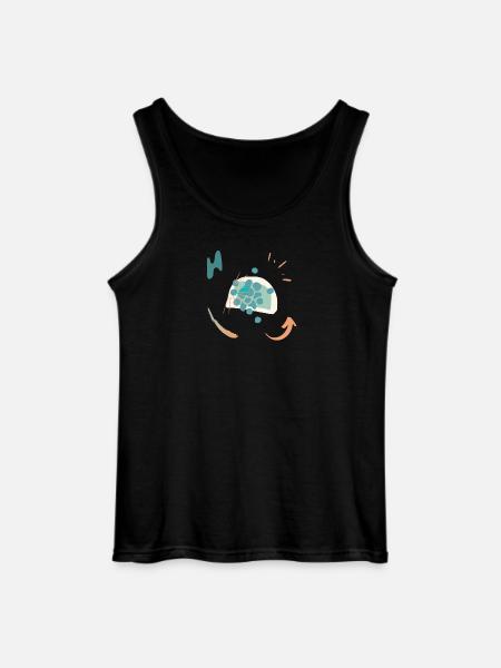 Lässiges Design mit Farbverlauf - Gildan Männer Tank Top - Schwarz