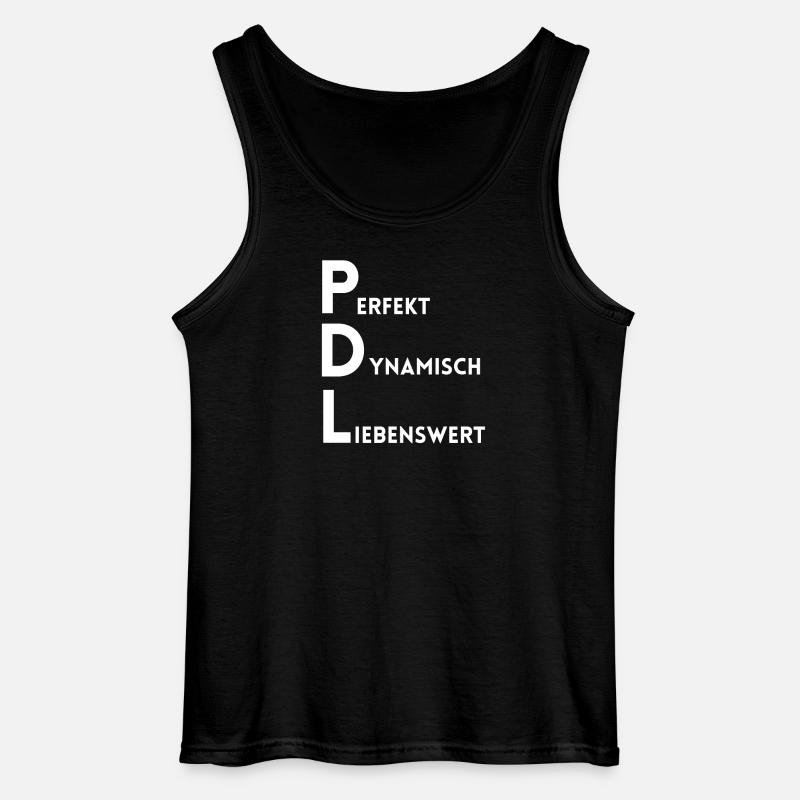 PDL Pflegedienstleitung Perfekt Dynamisch Lieben - Gildan Männer Tank Top - Schwarz