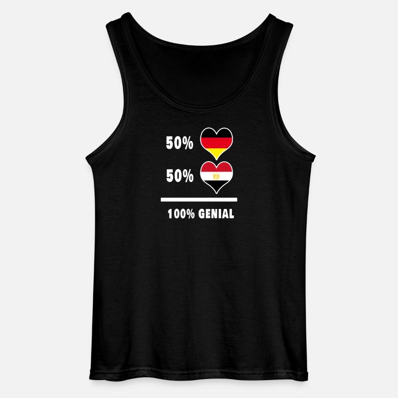 Germany and Egypt Awesome / Gift - Gildan Men’s Tank Top - black