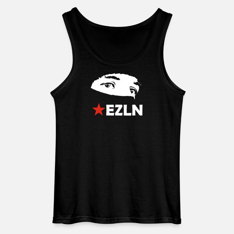 EZLN - Gildan Männer Tank Top - Schwarz