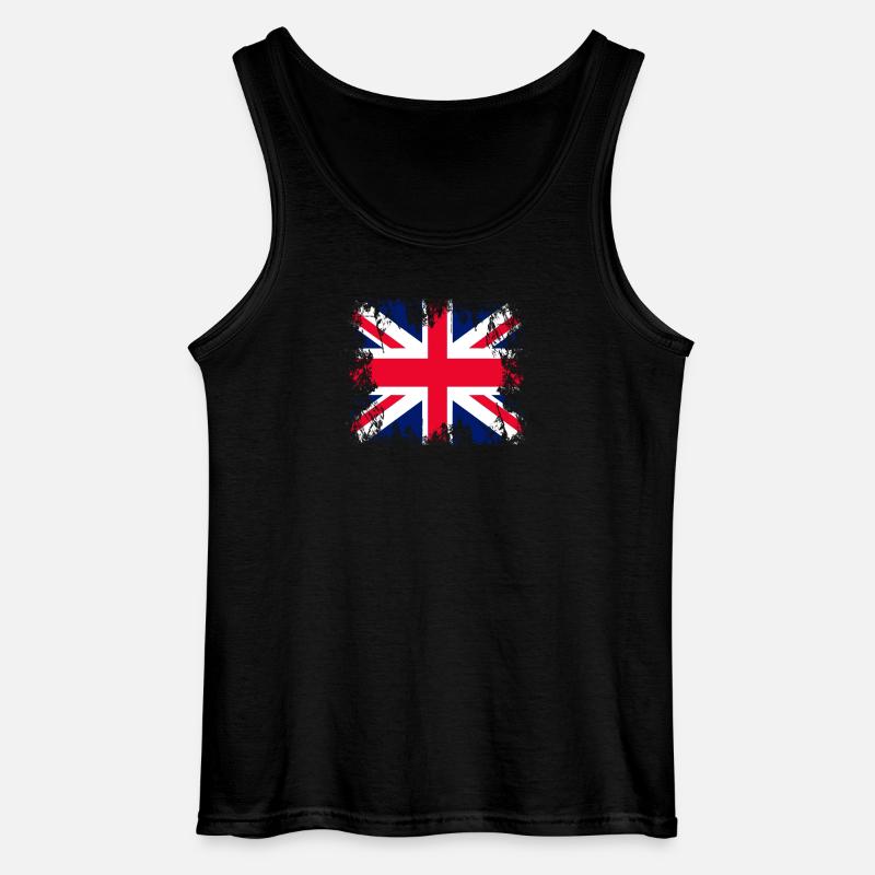 England England - Gildan Männer Tank Top - Schwarz