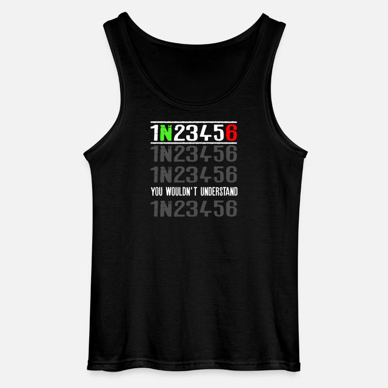 Code Glyphs You Wouldn't Understand - Gildan Men’s Tank Top - black