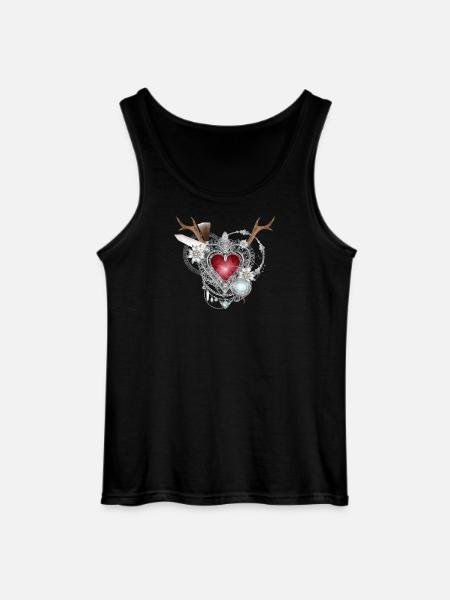 Extravagant Bavarian costume jewellery - Gildan Men’s Tank Top - black