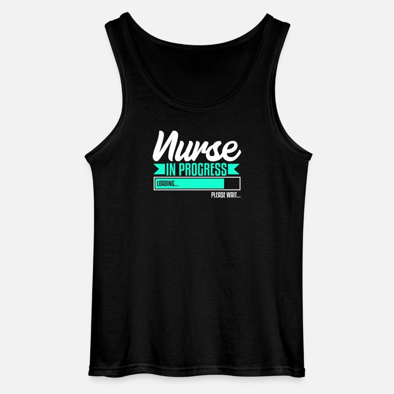 Nursing Student Nursing School - Gildan Men’s Tank Top - black