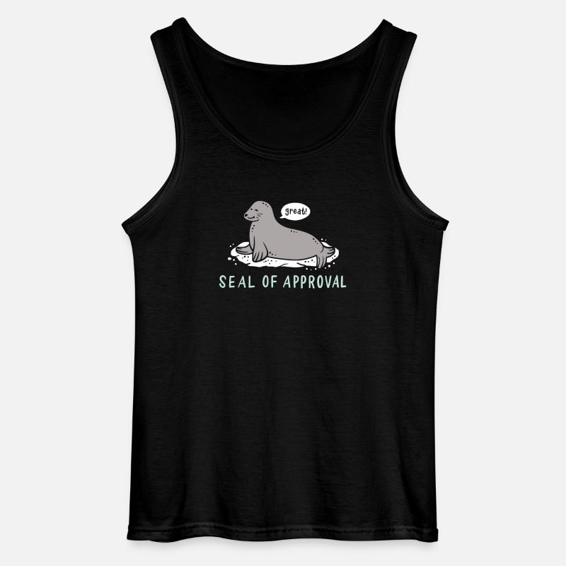 Robbe - Gildan Männer Tank Top - Schwarz