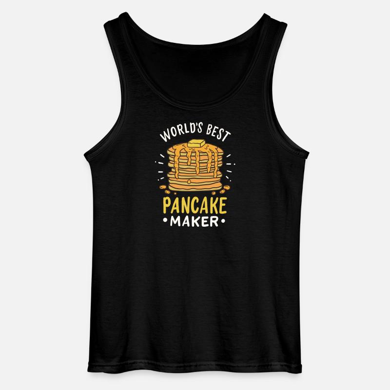 Pfannkuchen - Gildan Männer Tank Top - Schwarz