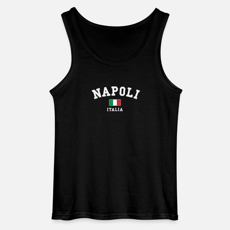 Napoli Italia - Canotta da uomo Gildan - nero