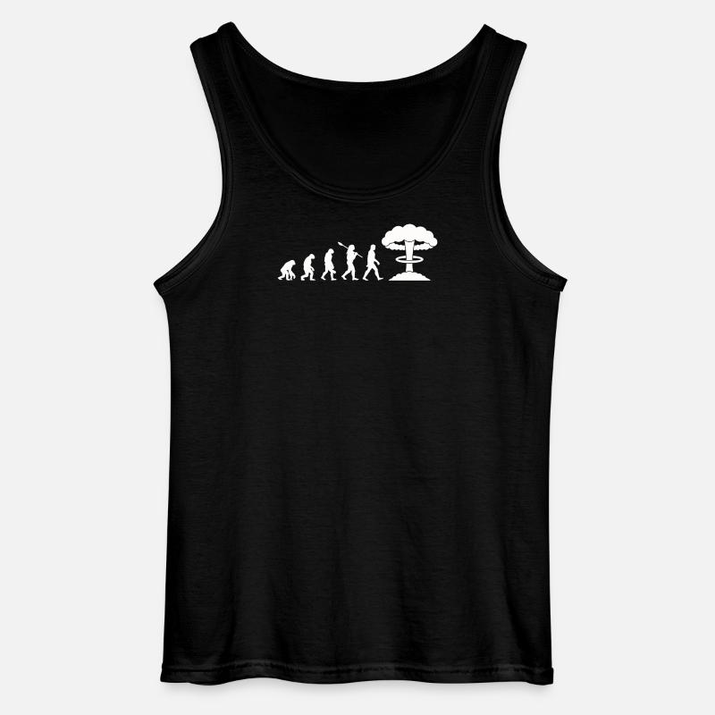 Evolution Nuclear Bomb - Gildan Men’s Tank Top - black