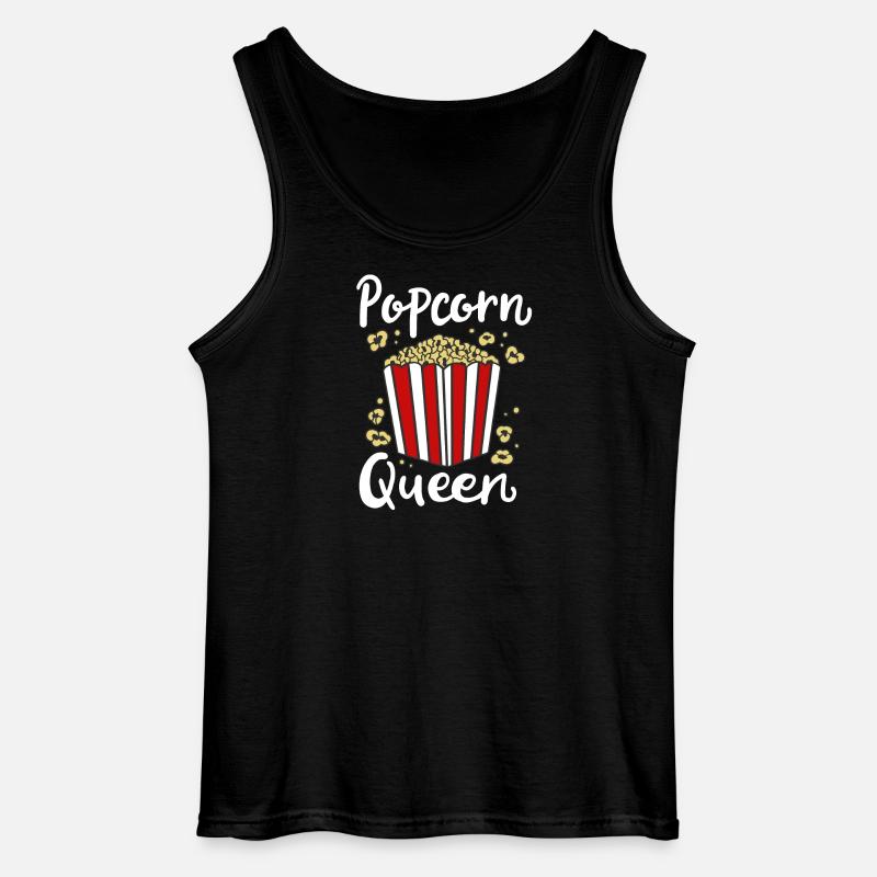 Popcorn - Gildan Men’s Tank Top - black